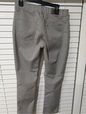 Calvin Klein Men's Gray Chino Pants Solid Logo Accent 32